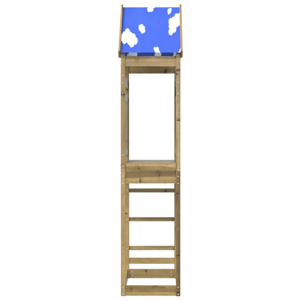 VIDAXL -Spielturm 85x52.5x265 cm imprägnierte Kiefer