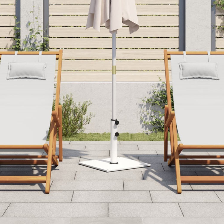 VIDAXL -Parasol -Basis für Stöcke von Ø32 38 48 mm 17 kg Quadrat