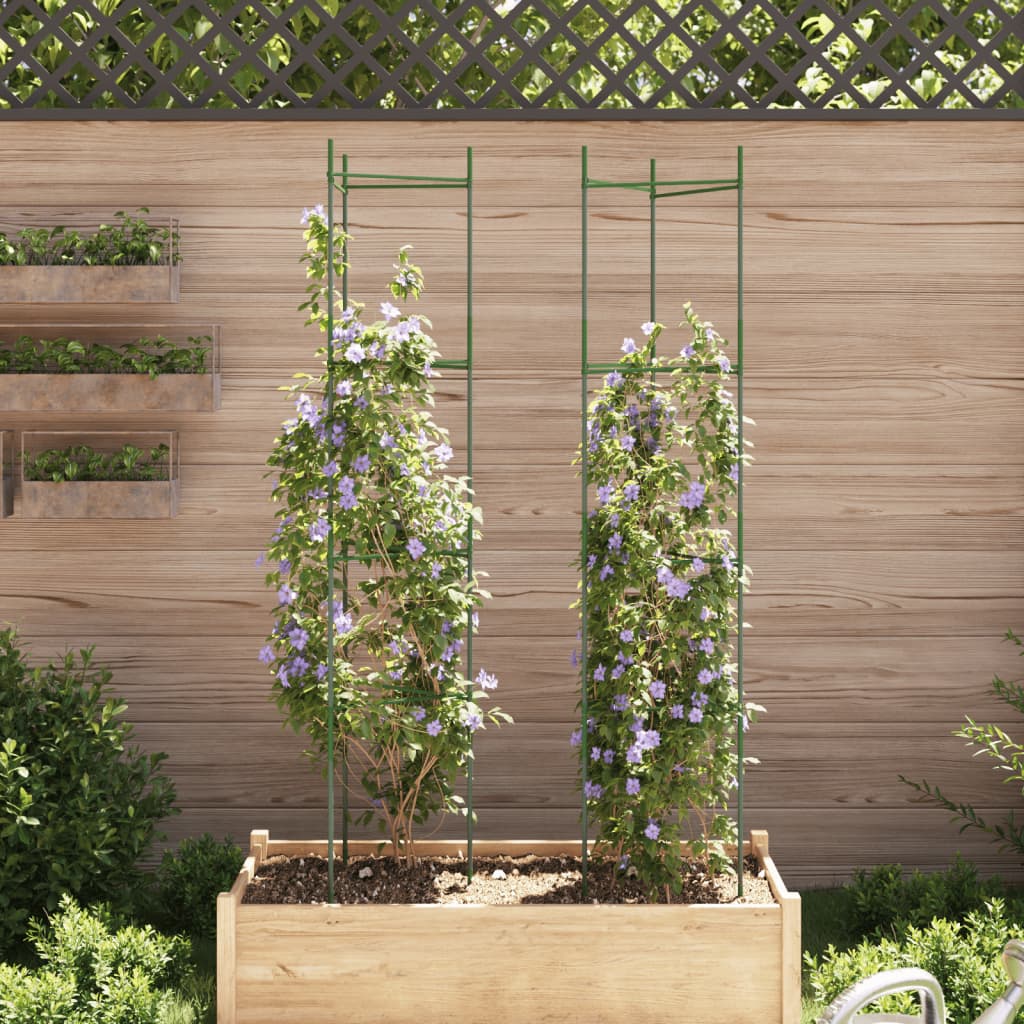 Vidaxl Tomatenkäfig 2 St 154 cm Stahl und Polypropen