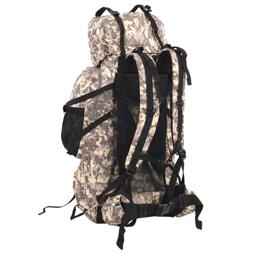 Vidaxl Walking Rucksack 60 l Tarn Oxford Fabric Camelbruin