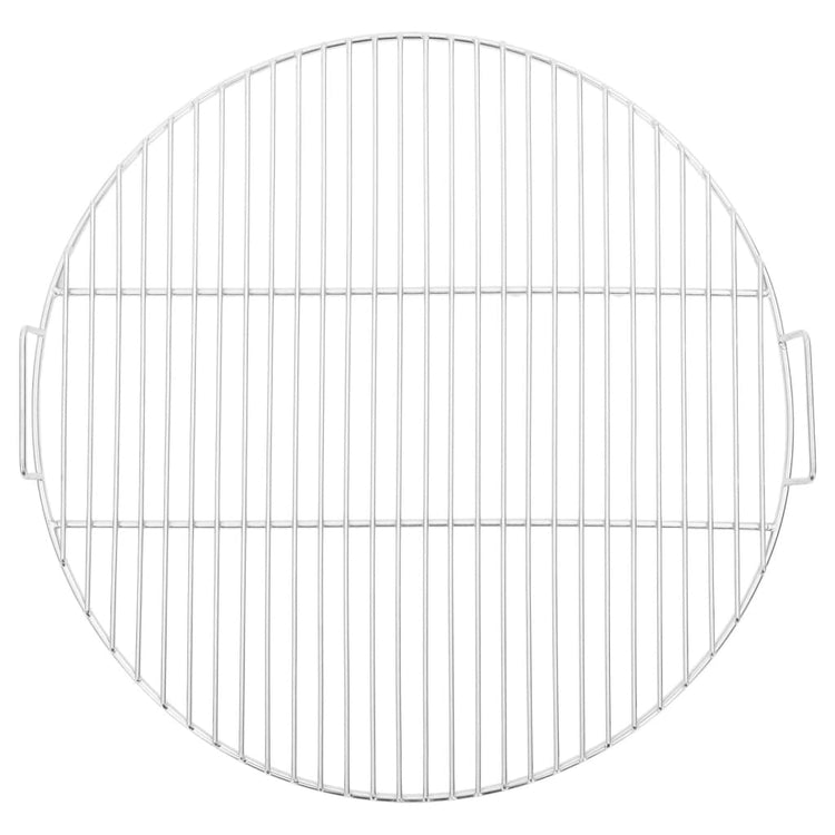 Vidaxl Grillgitter mit Griffen rund Ø54 cm 304 Edelstahl