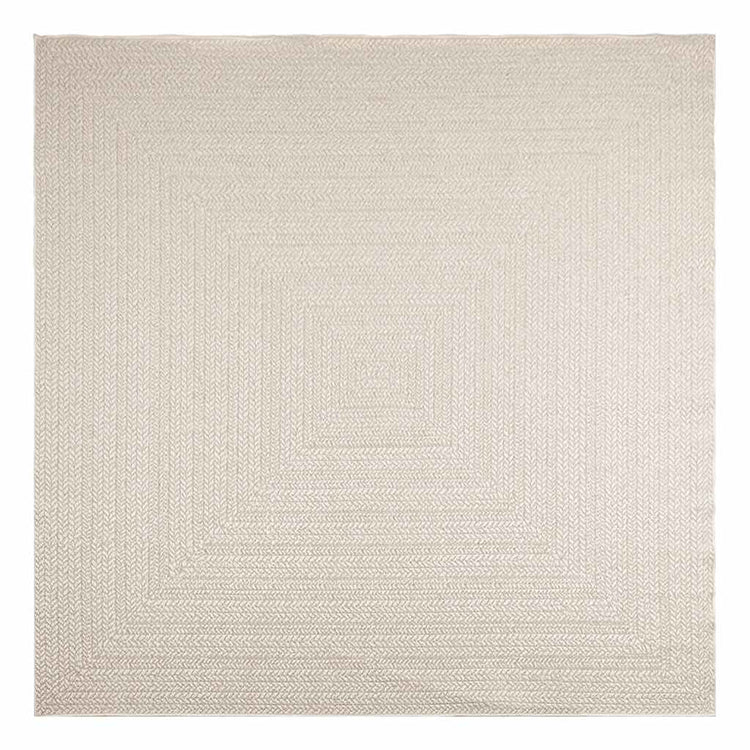 Vidaxl Teppich Zizur Raum innerhalb und außerhalb 240x240 cm Jute Look