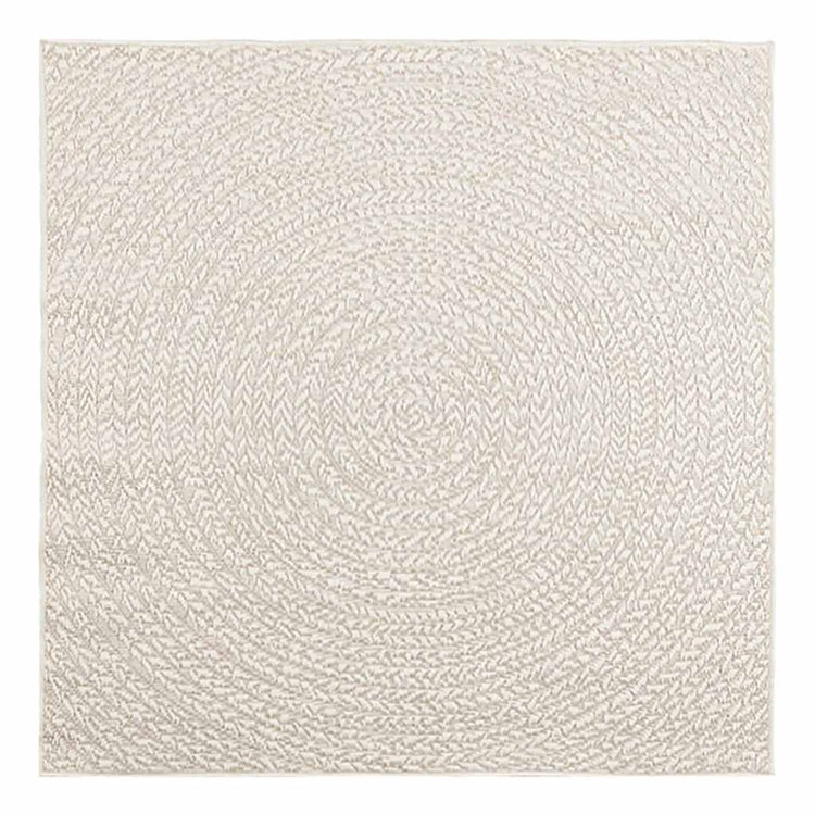 Vidaxl Teppich Zizur Raum innerhalb und außerhalb 120x120 cm Jute Look