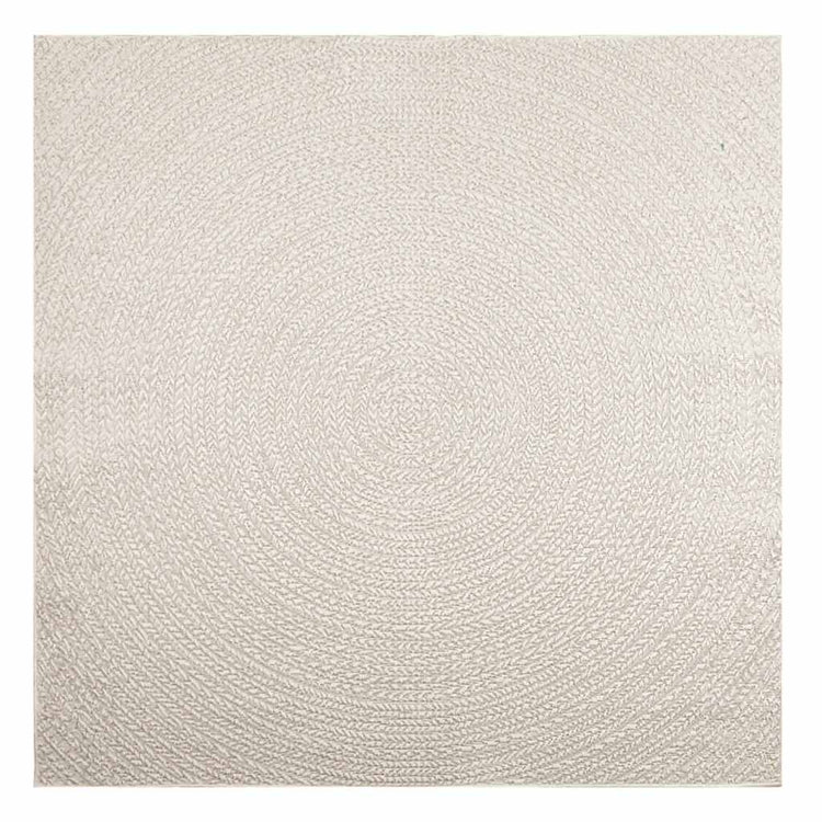 Vidaxl Teppich Zizur Raum innerhalb und außerhalb von 200x200 cm Jute Look