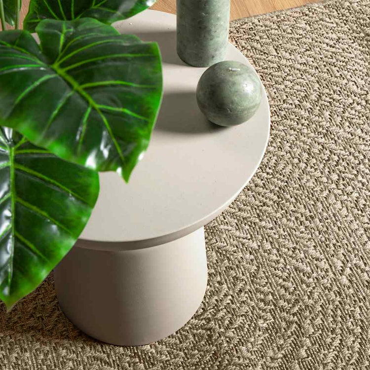 Vidaxl Teppich Zizur Beige Innen und außerhalb von 160 x 230 cm Jute Look