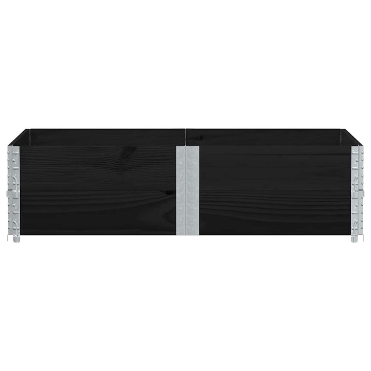 VIDAXL -Planungsbox 150x100 cm Festkiefer schwarz