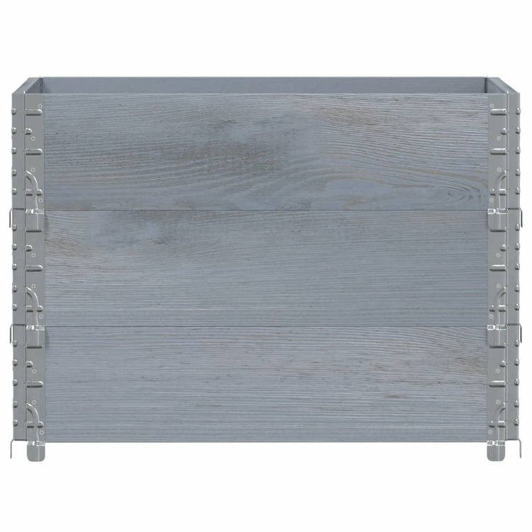 VIDAXL -Planungsbox 80x60 cm Festkiefergrau