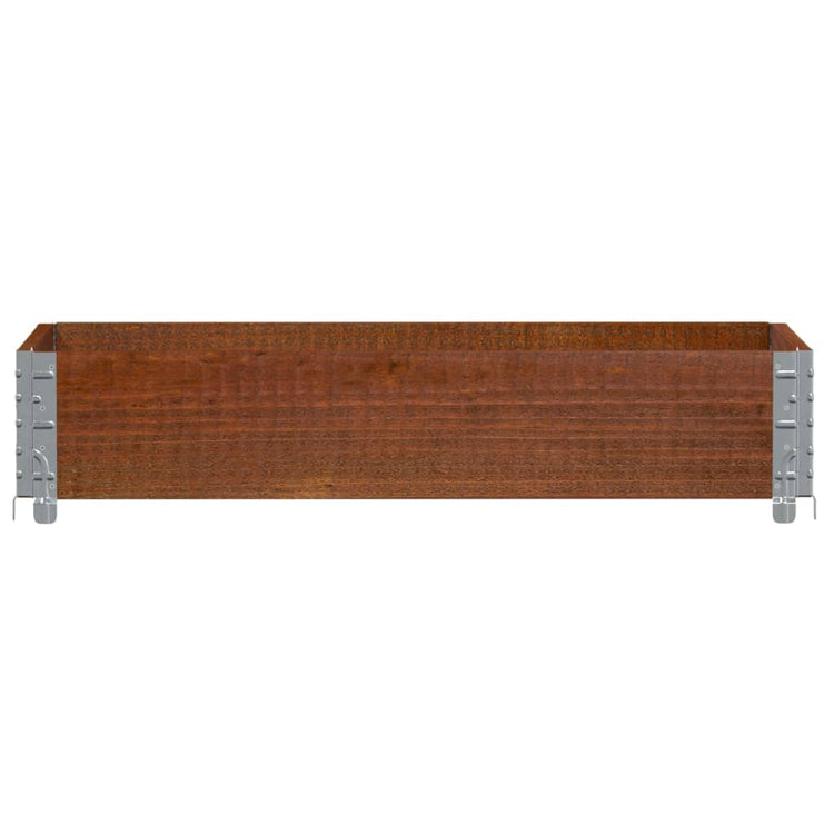 VIDAXL Palletopzetrand 100x50 cm Festkiefernbraun
