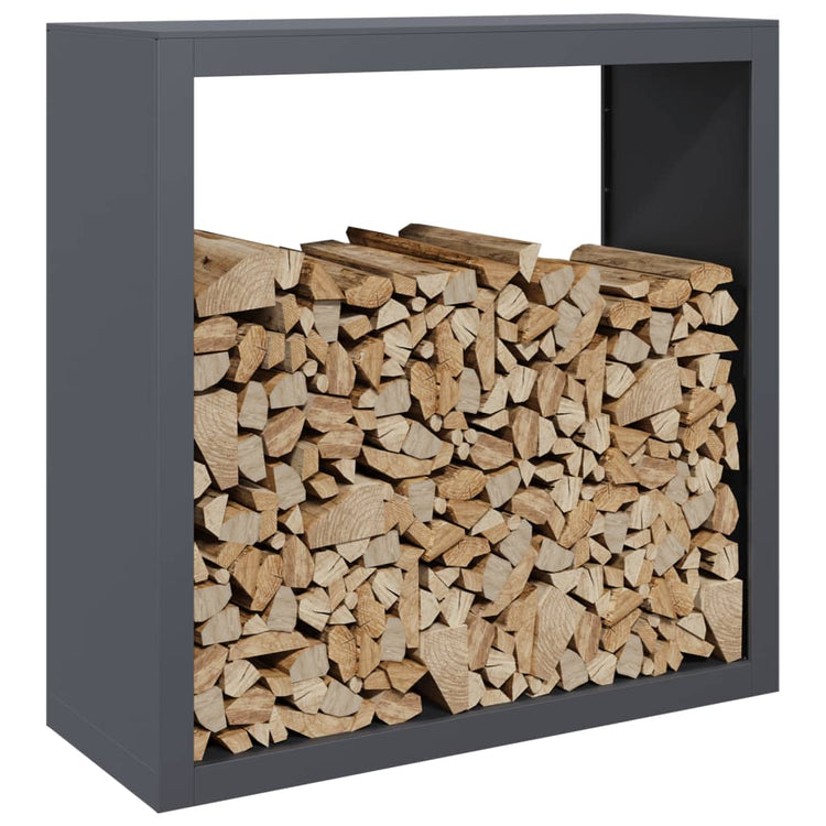 VIDAXL -Kamin Trek 100x40x100 cm Stahl Anthrazit -Verschärft