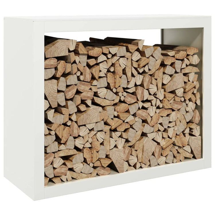 Vidaxl Kamin 100x40x80 cm Stahlweiß