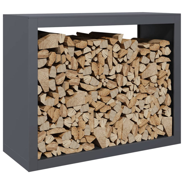VIDAXL -Kamin 100x40x80 cm Stahl Anthrazit -ausgelöst