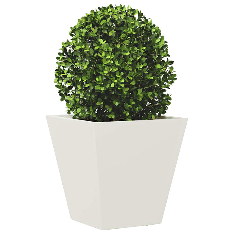 VIDAXL -Planungsbox 30x30x30 cm Stahlweiß