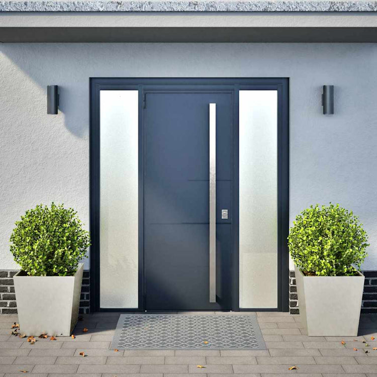 VIDAXL -Pflanzer 2 ST 50x50x50 cm Edelstahl