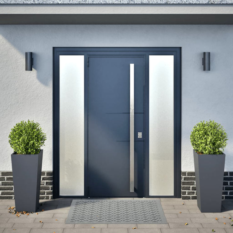 VIDAXL -Pflanzer 2 ST 35x35x75 cm Stahl Anthrazit -ausgelöst
