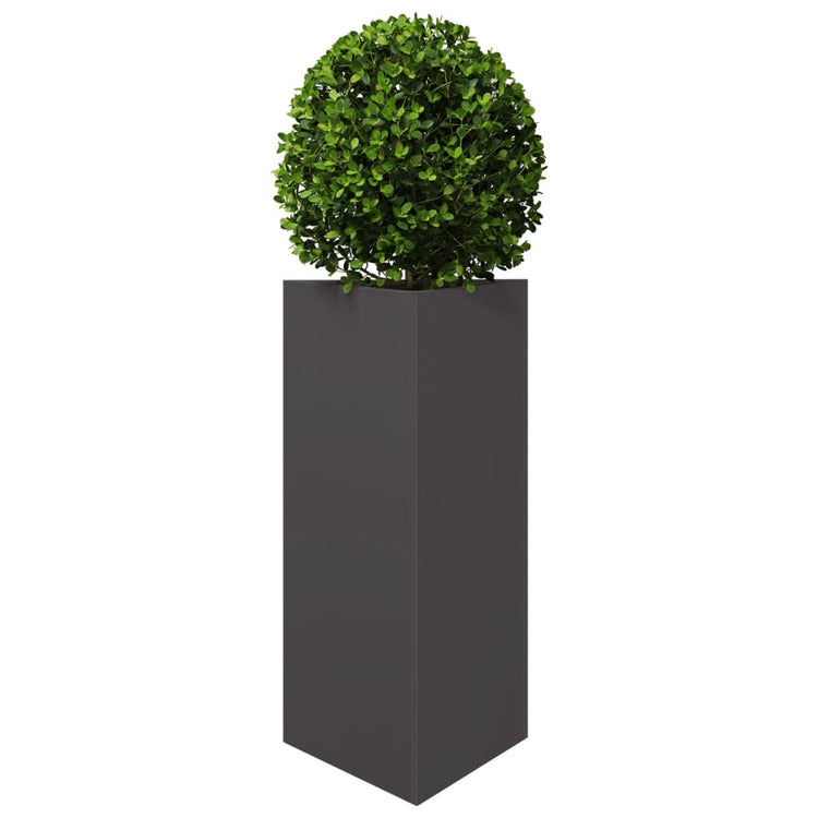 Vidaxl Pflanzer Dreieck 40x34.5x70 cm Stahl Schwarz