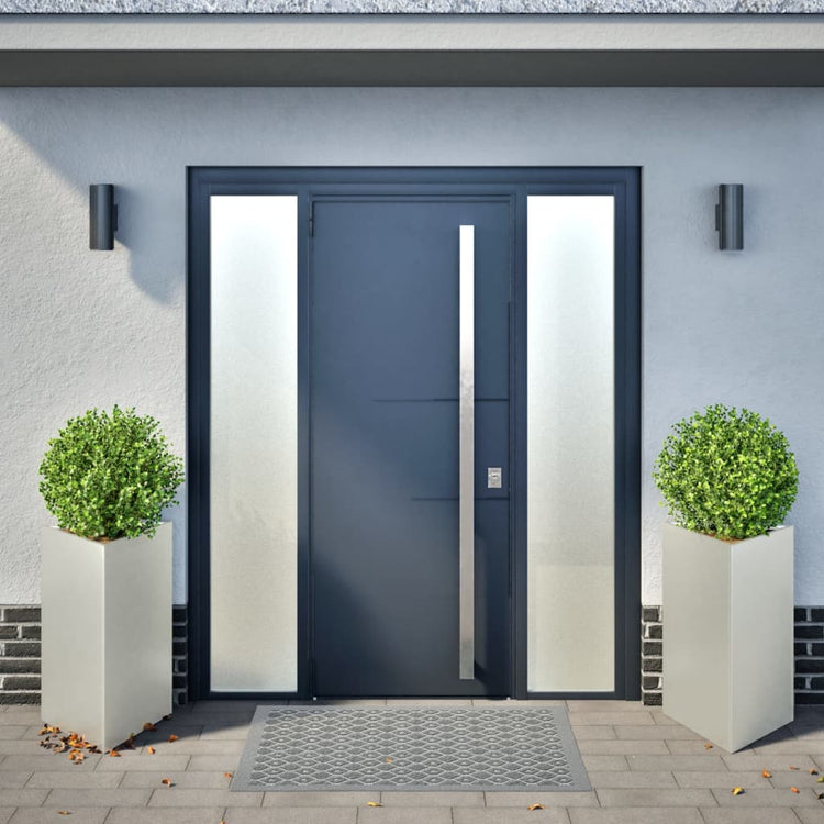 VIDAXL -Pflanzer 2 ST -Dreieck 50x43x75 cm Edelstahl