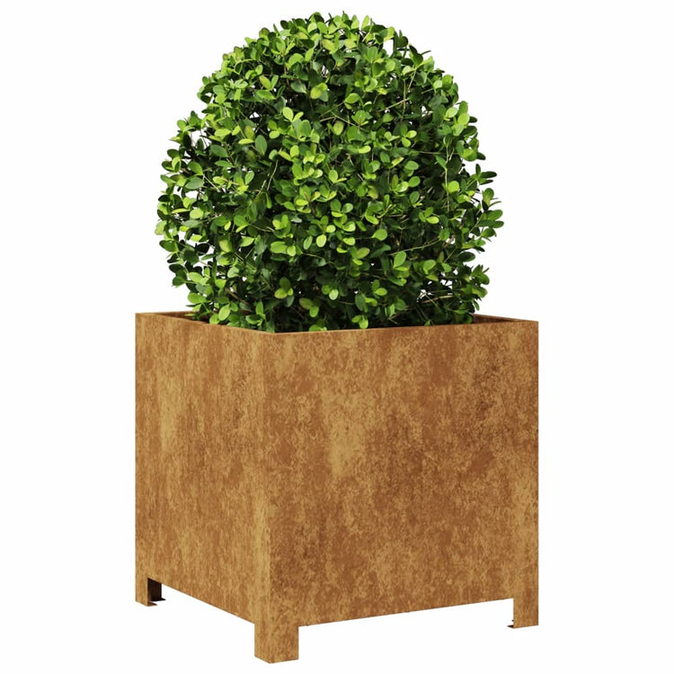VIDAXL -Planungsbox 40x40x40 cm Wetterstahl