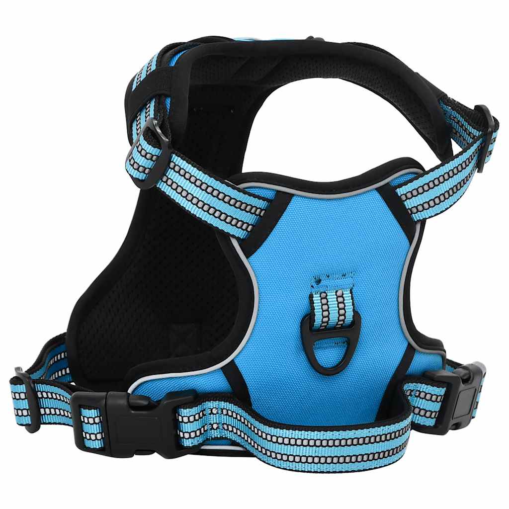 Vidaxl Hundekabelbaum mit Gürtel und Kragen einstellbar m blau