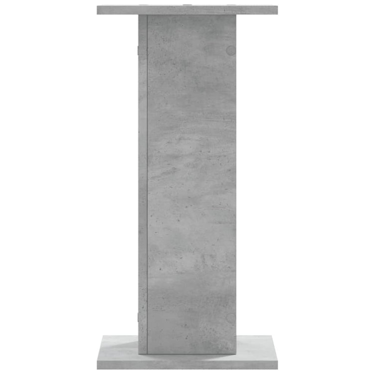 VIDAXL -Lautsprecher Ständer 2 PCs 30x30x60 cm verarbeiteter Holzbetonglijs