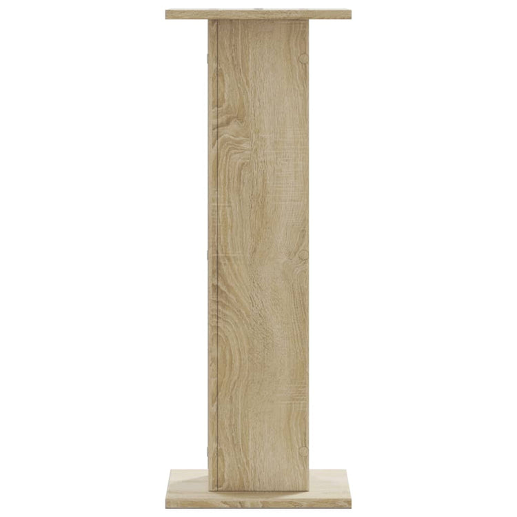 VIDAXL -Lautsprecher steht 2 PCs 30x30x80 cm verarbeitetes Holz Sonoma Oak