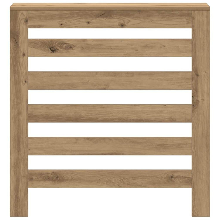 Vidaxx-Heizkörpergehäuse 78 x 20 x 82 cm, handgefertigtes Holz, handwerkliche Eichenfarbe