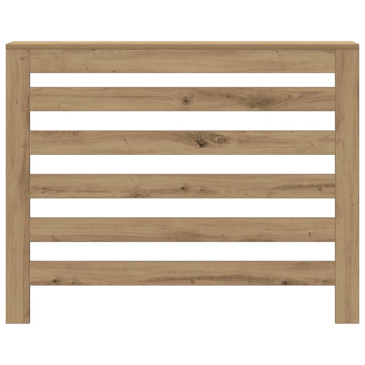 Vidaxx-Heizkörpergehäuse 104 x 20 x 82 cm, handgefertigtes Holz, handwerkliche Eichenfarbe