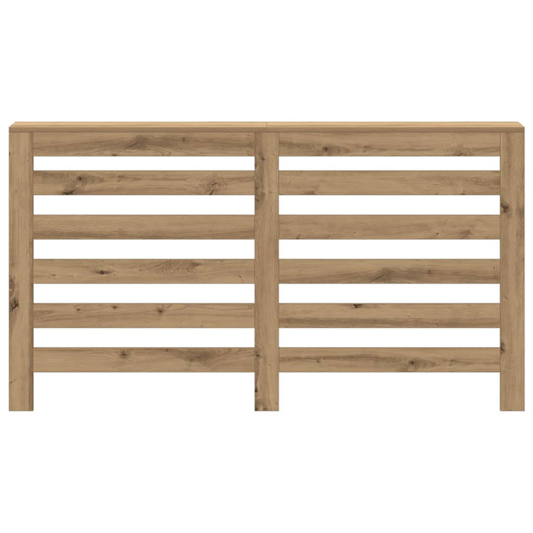 Vidaxx-Heizkörpergehäuse 149 x 20 x 82 cm, handgefertigtes Holz, handwerkliche Eichenfarbe