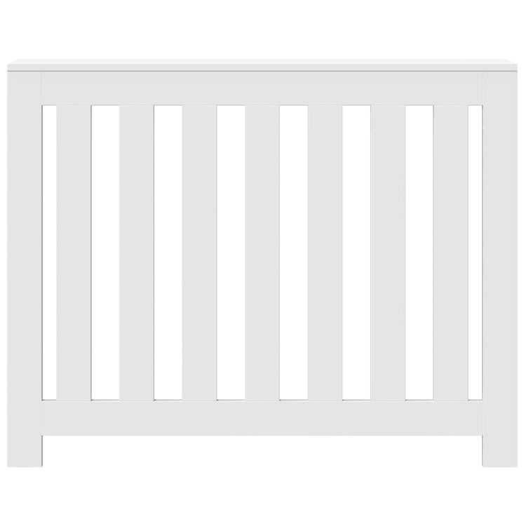 Vidaxx Heizkörperverkleidung 104x20x82 cm Holzwerkstoff weiß