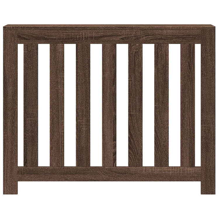 Vidaxx Heizkörperverkleidung 104x20x82 cm Holzwerkstoff, braune Eiche