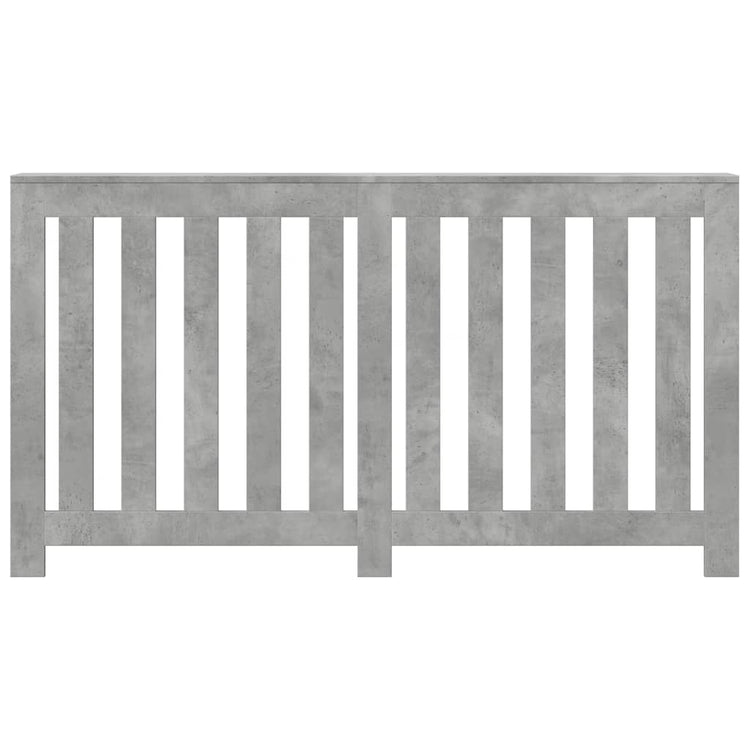 VIDAXL -Radiatorkonstruktion 149x20x82 cm verarbeitete Holzbetongrijs
