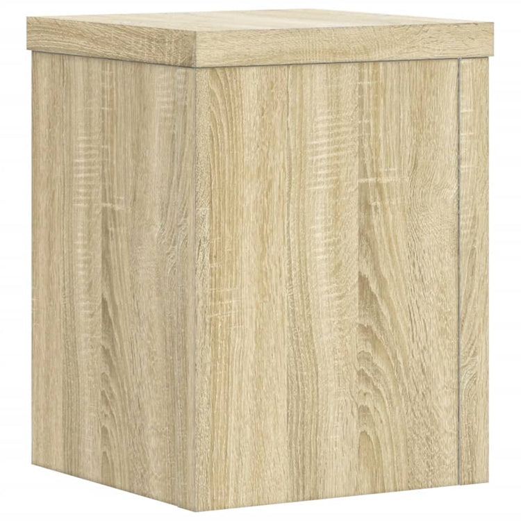 VIDAXL -Pflanzenstandards 2 ST 15x15x20 cm verarbeitetes Holz Sonoma Eiche