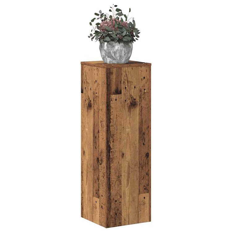Vidaxx Pflanzenständer 33x33x100 cm behandeltes Holz, altholzfarben