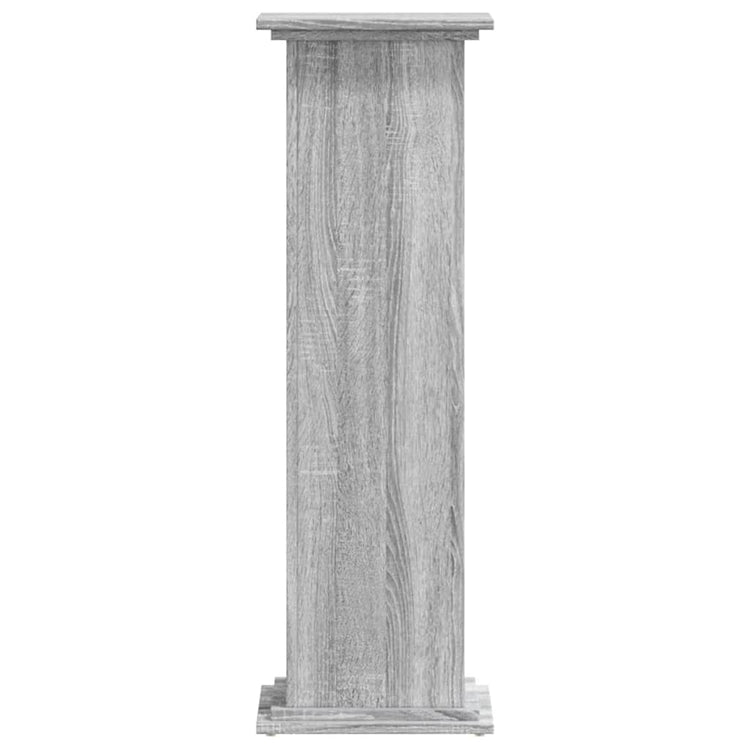 VIDAXL -Pflanzenstandard 33x33x100 cm verarbeiteter Holzgrau Sonoma Eiche