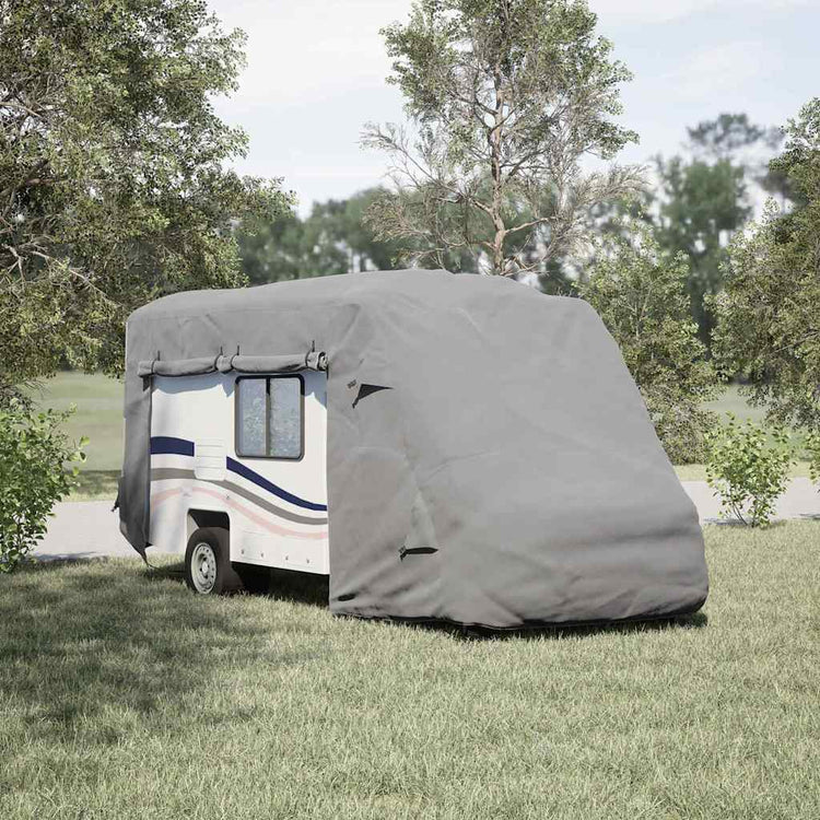 Vidaxl Camper Deckungen 570x235x275 cm vliesvlies grau