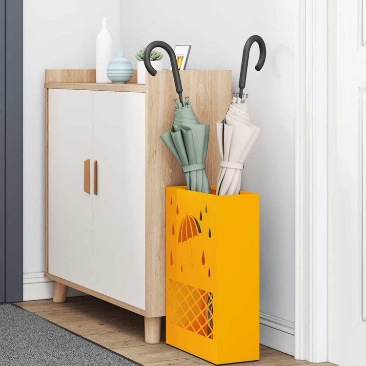 Vidaxl Regenschirm Standard senfgelb 28 x 12 x 41 cm Stahl