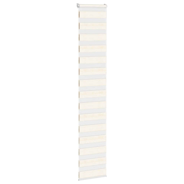 Vidaxl Zebra Roller Blind 45x230 cm Staubbreite 40,9 cm Marmerbeige