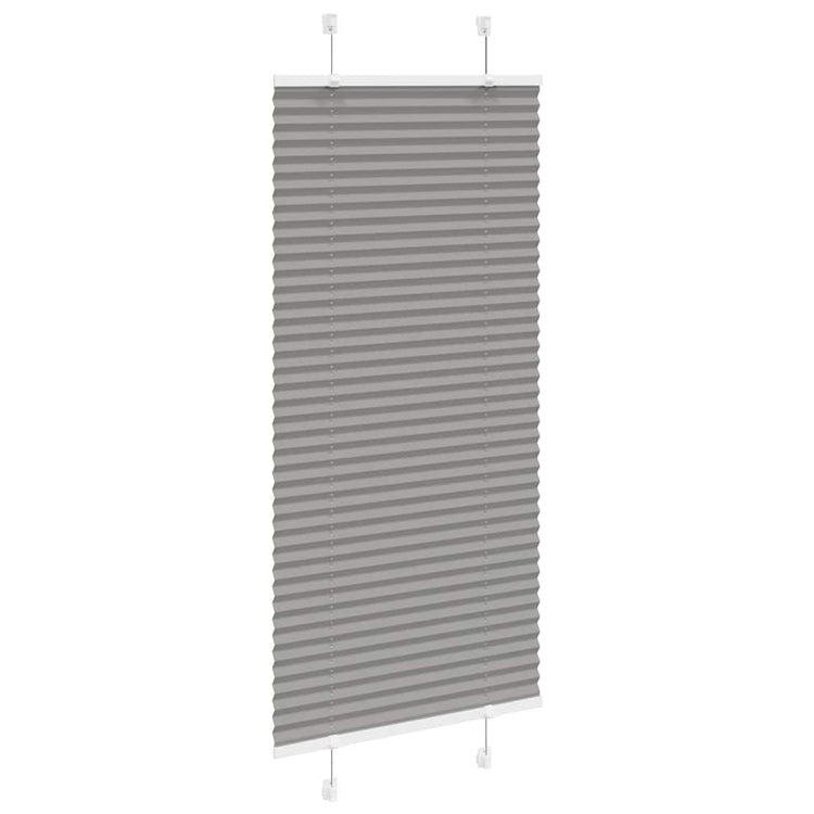 Vidaxl Faltenrollenblind 60x100 cm Staubbreite 59,4 cm Anthrazit