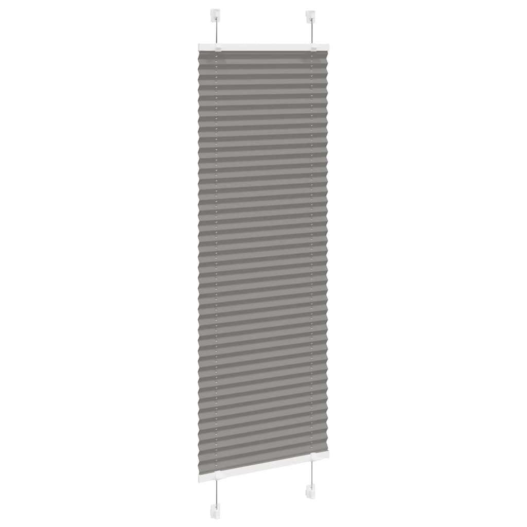 Vidaxl Faltenrollenblind 40x150 cm Staubbreite 39,4 cm Anthrazit