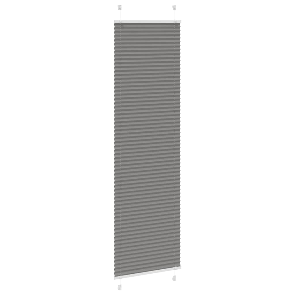 Vidaxx Plissee-Rollo 60x200 cm Stoffbreite 59,4 cm Anthrazit
