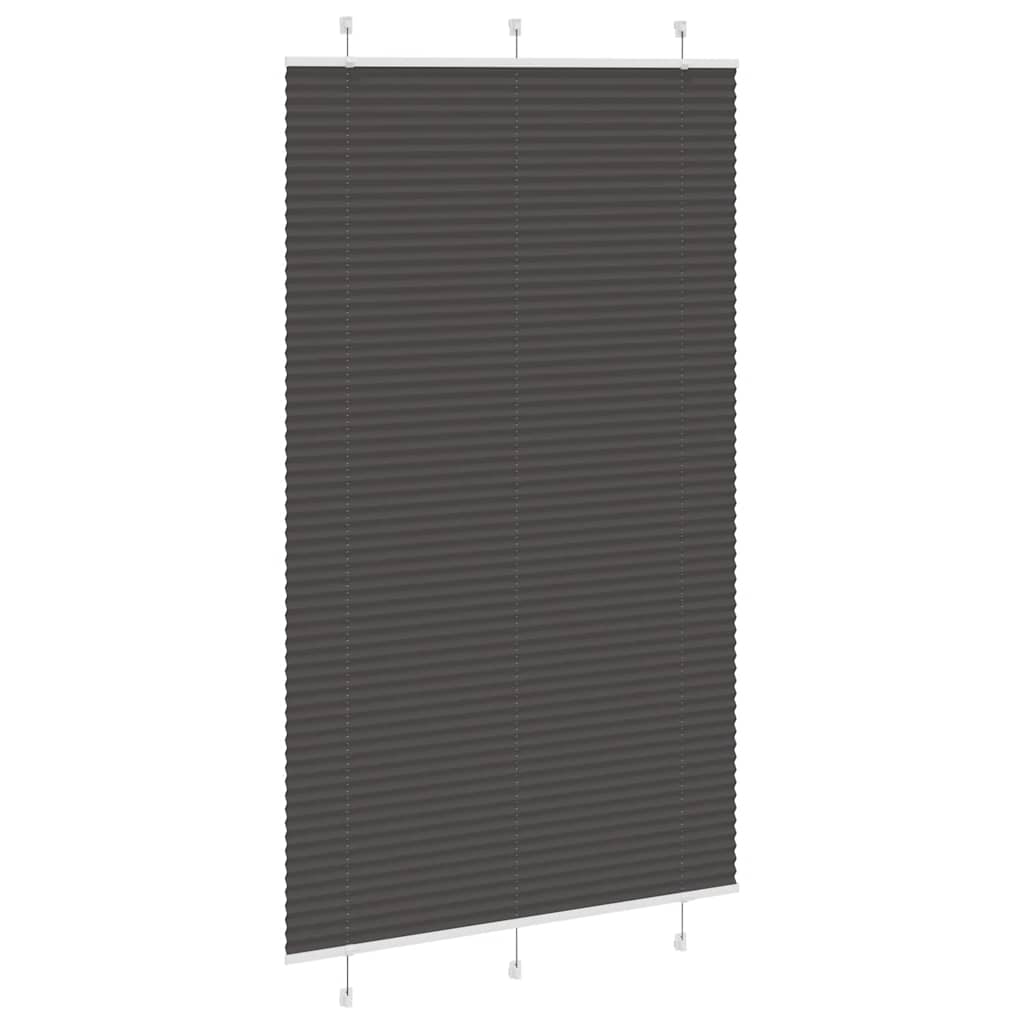 Vidaxx Plissee-Rollo 115x200cm Stoffbreite 114,4cm Polyester schwarz