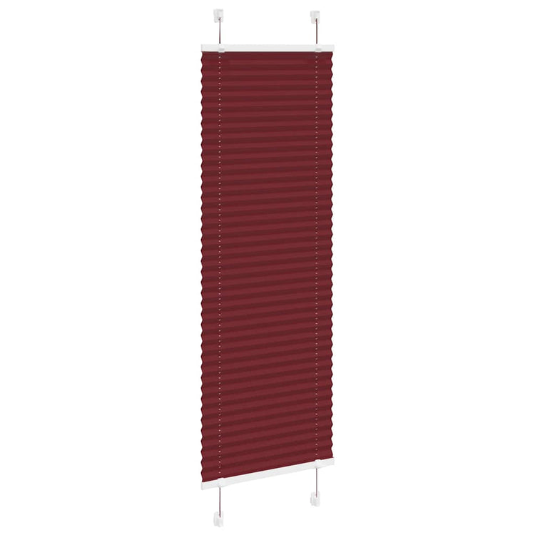 Vidaxx Plissee-Rollo 40x100 cm Stoffbreite 39,4 cm Burgunderrot