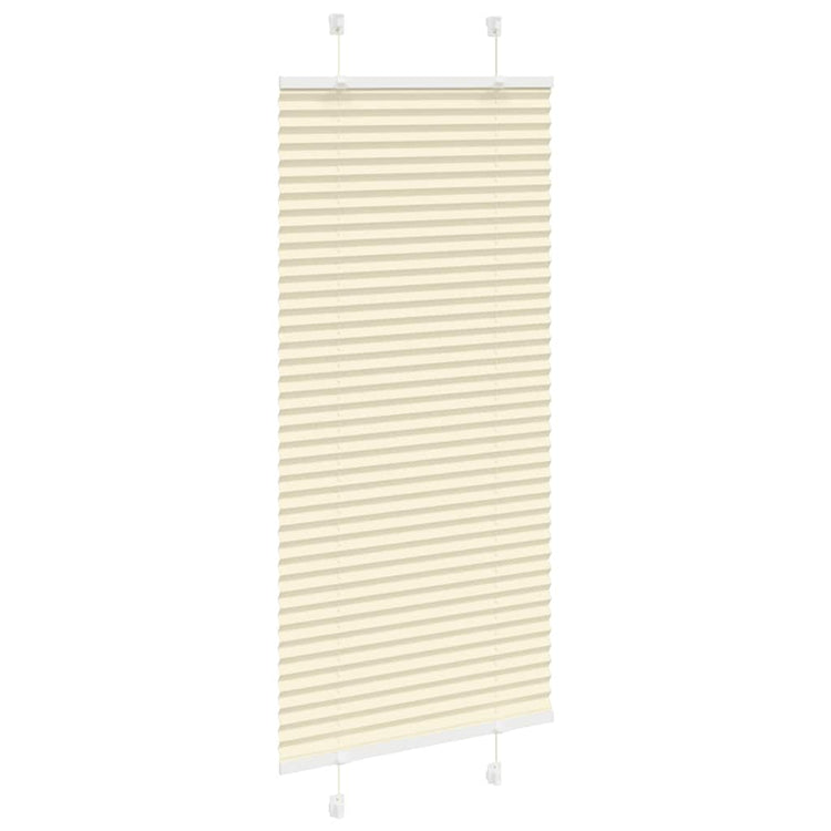 Vidaxx Plissee-Rollo 60x100 cm Stoffbreite 59,4 cm Polyester Creme