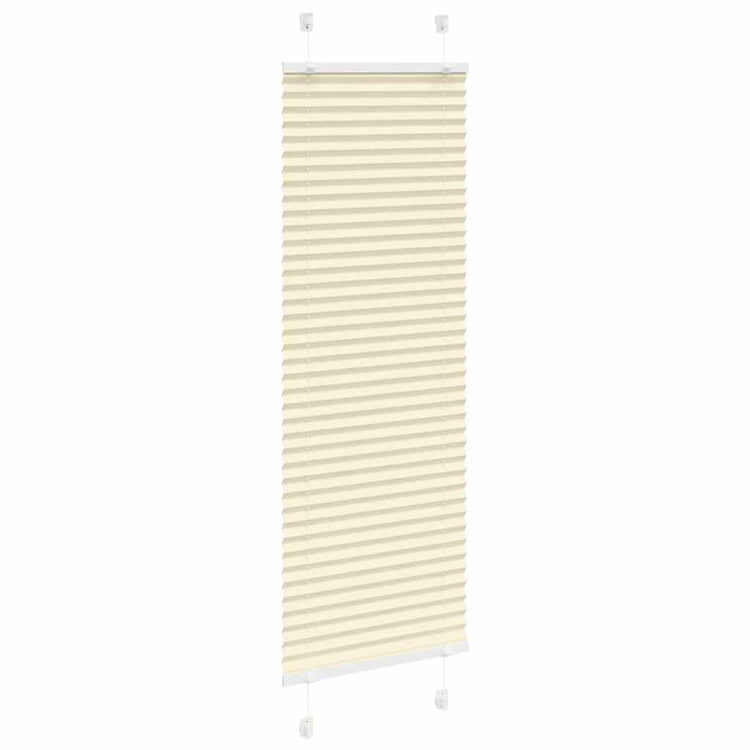 Vidaxx Plissee-Rollo 50x150 cm Stoffbreite 49,4 cm Polyester Creme