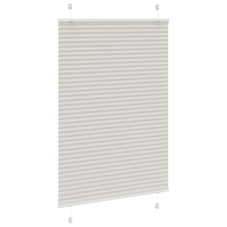 Vidaxx Plissee-Rollo 100x100 cm Stoffbreite 99,4 cm Polyester