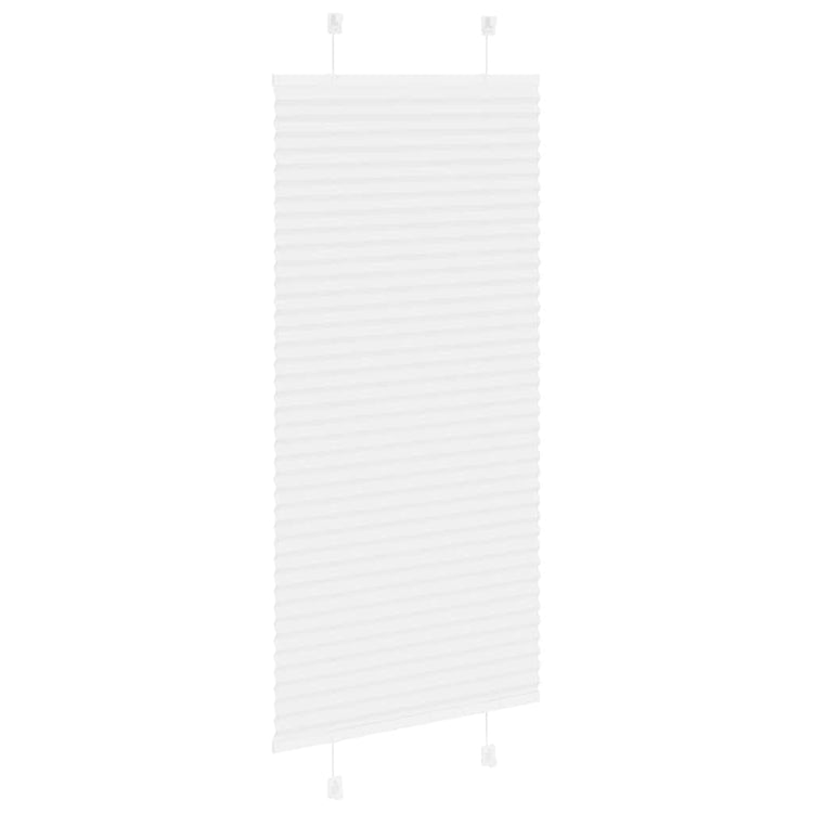 Vidaxx Plissee-Rollo 55x100 cm Stoffbreite 54,4 cm Polyester weiß