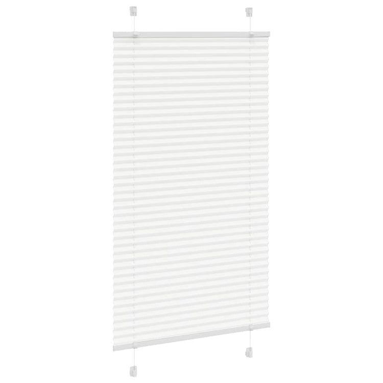 Vidaxx Plissee-Rollo 80x150 cm Stoffbreite 79,4 cm Polyester weiß