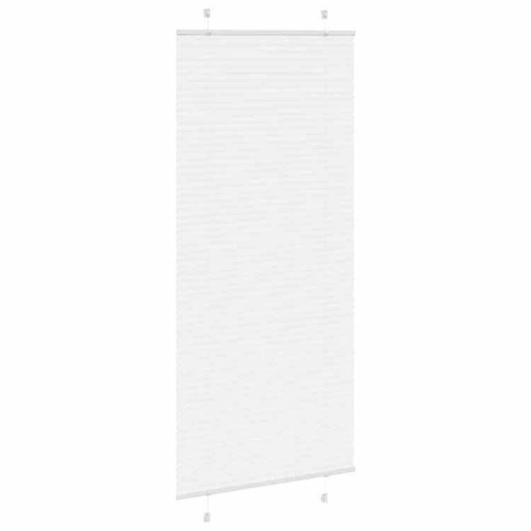 Vidaxx Plissee-Rollo 85x200 cm Stoffbreite 84,4 cm Polyester weiß