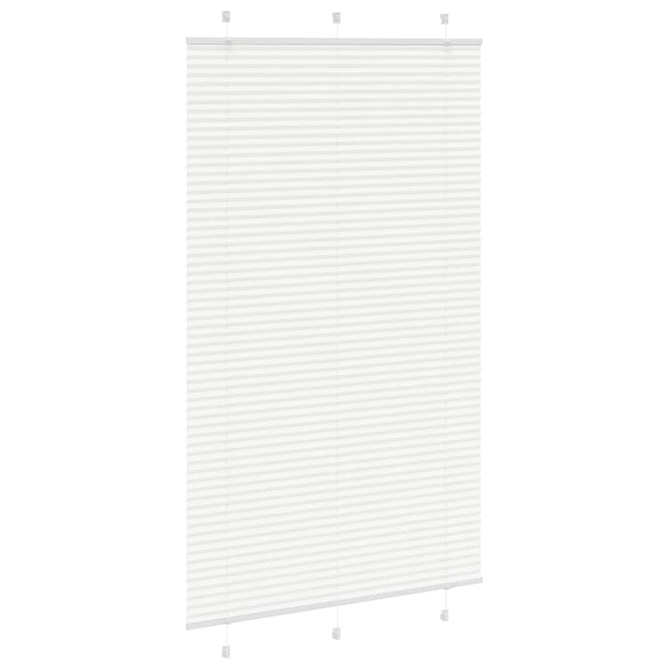 Vidaxx Plissee-Rollo 115x200 cm Stoffbreite 114,4 cm Polyester weiß