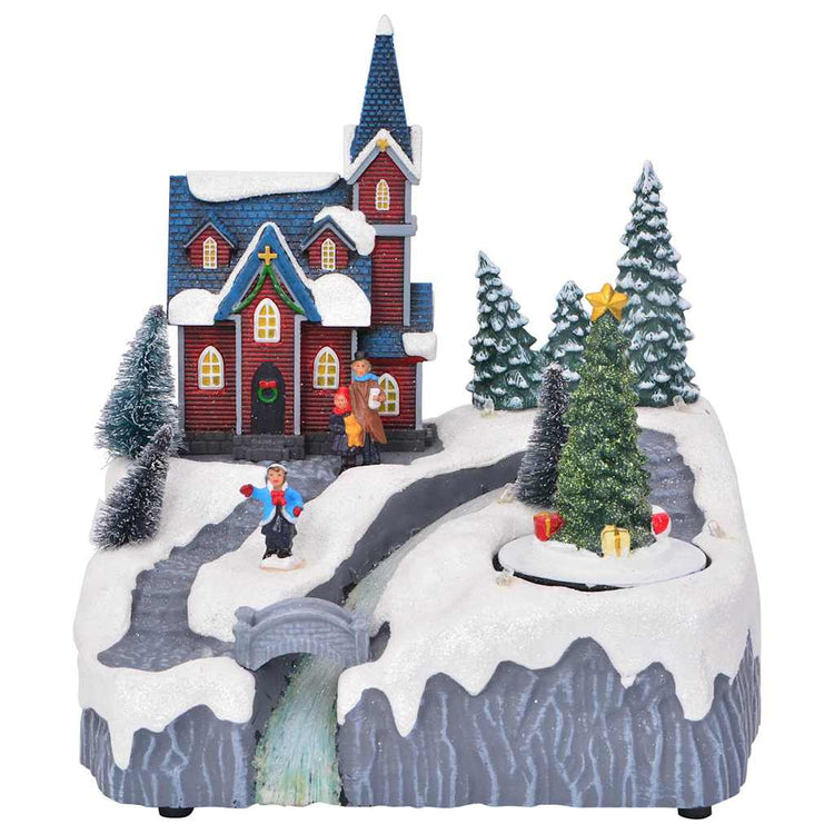 Vidaxx Weihnachtsdorf-Dekoration mehrfarbig 20,5 x 17 x 21 cm Kunststoff