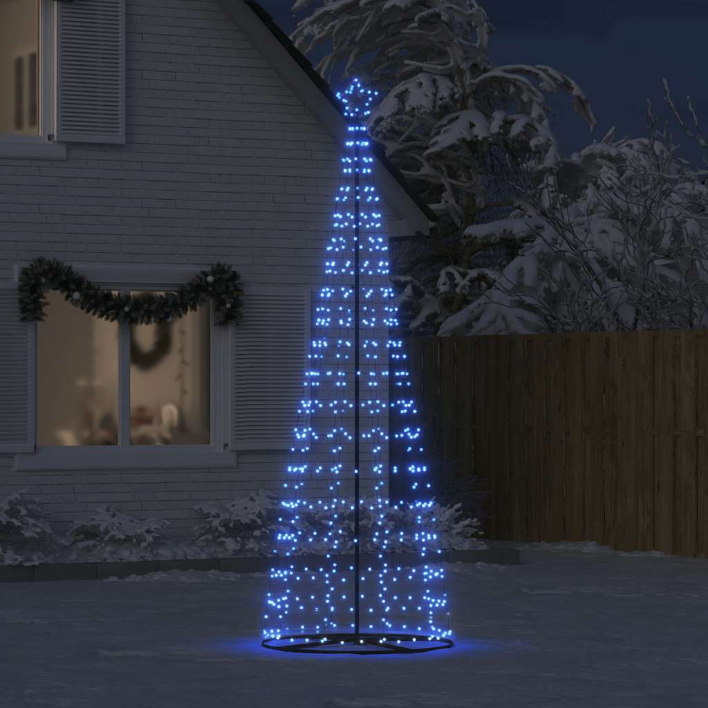 Vidaxl LED Weihnachtsbaum 550 LEDs 304 cm Blau